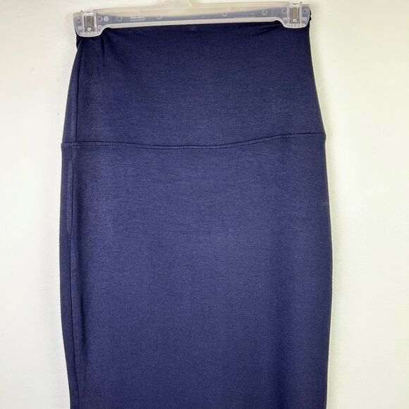 Bleusalt The Tube Skirt Navy Blue Jersey Stretch Fleece Lined Maxi Convertible 1 - Picture 5 of 15